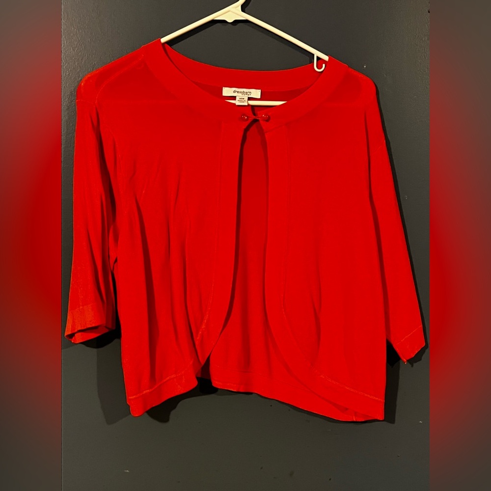 Dressbarn Vibrant Red Women's Blazer